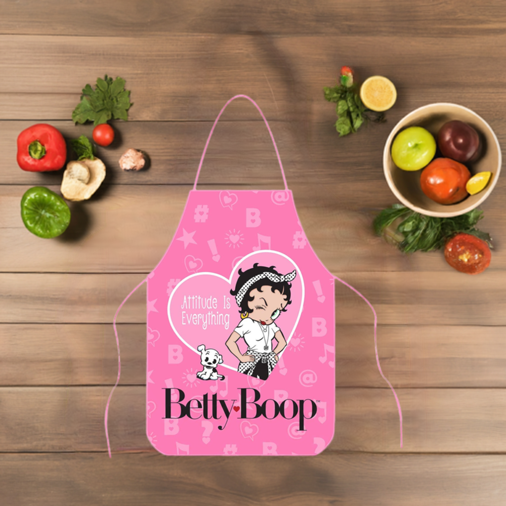 Betty Boop Attitude Pink Stylish Apron - BB6206